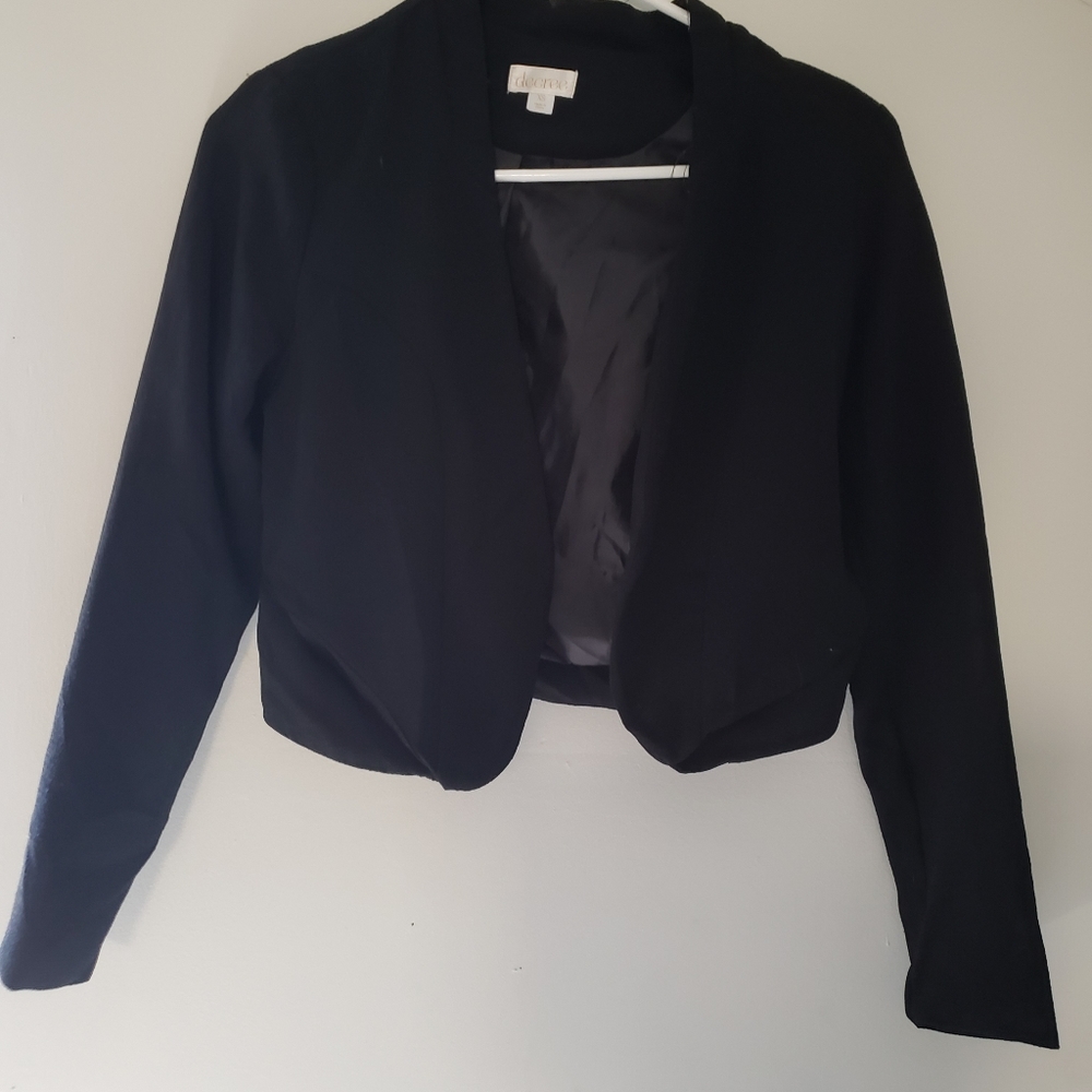 Crop blazer